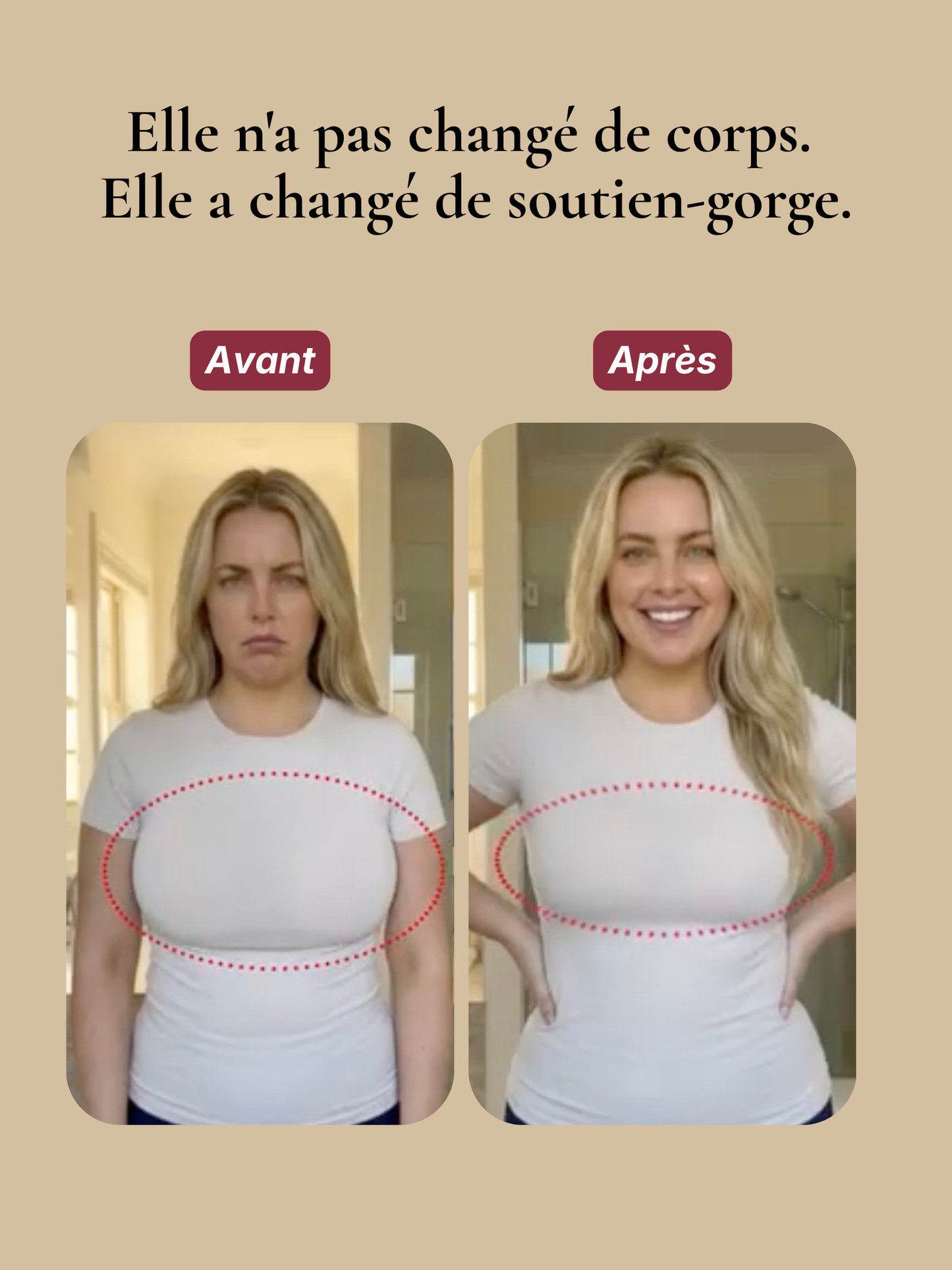 Soutien-gorge confort en bandes gelées